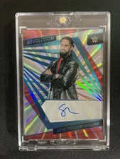 2022 Panini Revolution WWE Sunburst 01/99 Seth “Freakin” Rollins #AG-SRL Auto