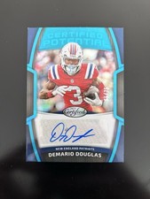 2025 Certified Demario Douglas Potential Signatures Mirror Teal Auto /75
