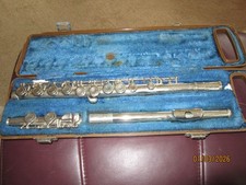 Yamaha Nickel Plated Flute - YFL 24N w/Hard Case Vintage Not Played in Years