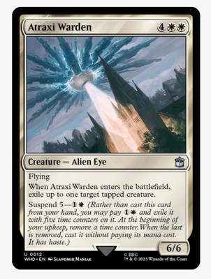 Atraxi Warden | TARDIS Showcase | Doctor WHO | MTG EDH | Exile Removal |NM 