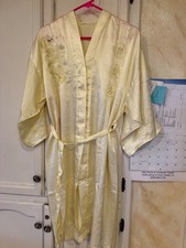 Embroidery Kimono Night Gown Robe Women