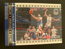 2021-22 Panini NBA Hoops Lights Camera Action 20 Stephen Curry