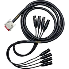 Mogami 3' Gold 8-Channel AES Tascam/Digi Format DB-25 Male to XLR Male and Fe...