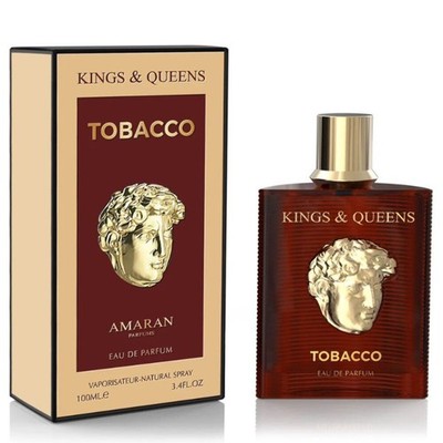 Kings & Queens Tobacco by Amaran Eau De Parfum Natural Spray 3.4 fl.oz 100ml