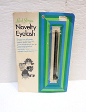 Vintage New Old Stock Doll Eyelashes Strip Medium Length Black