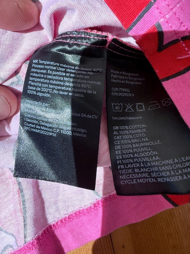 Vestido para niño pequeño H&M 5T con corazones F15 Foto 3 de 4