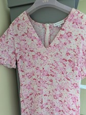 Summer Flower Print Dress Size 10 Warehouse