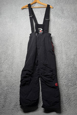 Rossignol Bib Pants Youth Size 10 Black Snow Pants
