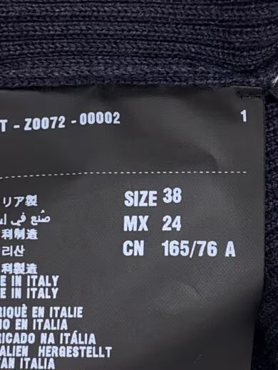 PRADA/Knit sweater (thin)/Size 38/Wool/NVY thumbnail 4