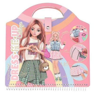 Depesche TOPModel - Dress Me Up Stickerbuch mit 20 Seiten vorgedruckter Bal ...