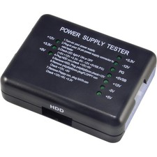 Meter Measuring For PC 12V 5V 3.3V SATA HDD Tester Checker Power Supply Tester
