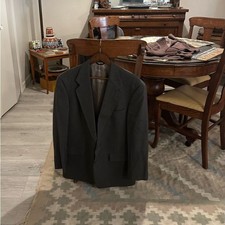 Vintage Hart Schaffner Marx Grey Tweed Blazer size 40R made in the USA