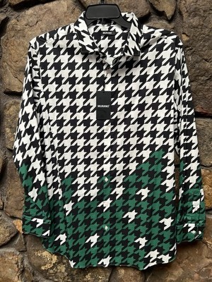 MURANO Houndstooth Long Sleeve MENS Shirt Big & Tall XLT Cotton NWT$135