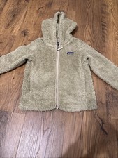 PATAGONIA Girl  s XS 5-6 Tan Los Gatos Hoody Hoodie Hooded Jacket