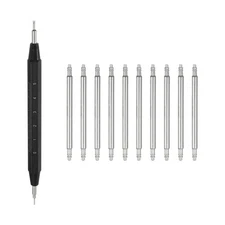 10pcs Quick Release Spring Bar 22mm Width 1.8mm Watch Pins with Removal Tool