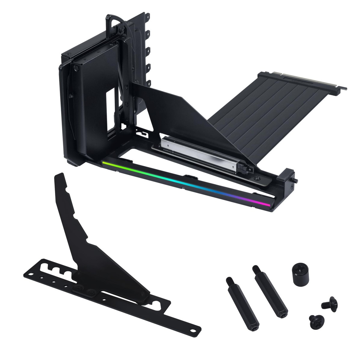 ATX PC Case 4 Slots Vertical GPU Kit (VG4v4) - Premium Gen 5 Riser