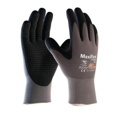 12 Stk. Atg Handschuhe MaxiFlex  Endurance  34-844 Gr.9 grau/schwarz