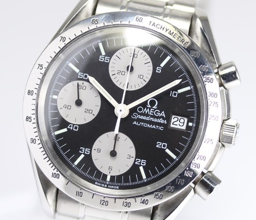 Good con OMEGA Speedmaster Chronograph automatic 3511.50 Black dial Men's_154373