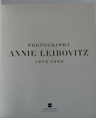洋書 PHOTOGRAPHS / ANNIE LEIBOVITZ 1970-1990 Annie Leibovitz, Photographs, 1970-1990 : Including a