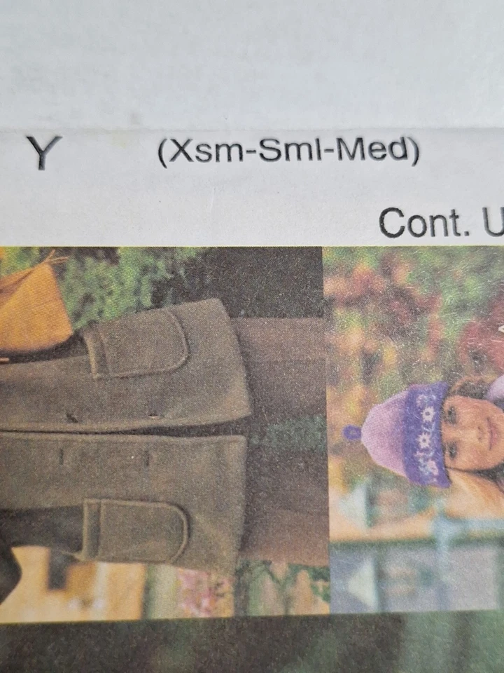 Coat Jacket Scarf Fleece Pockets XS S M McCalls 3788 Sewing Pattern Cut NO HAT - Image 3 of 4