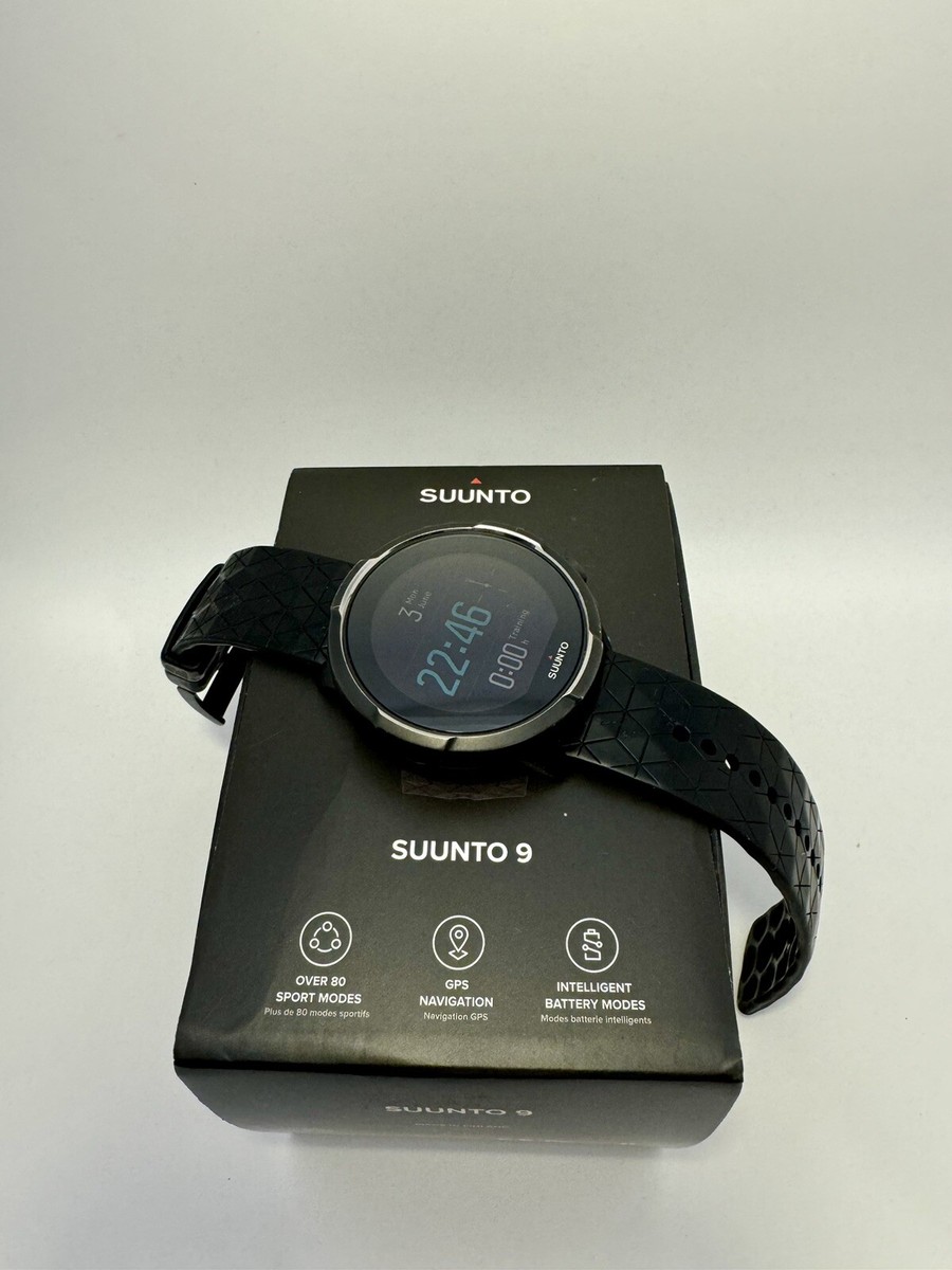 SUUNTO BARO BLACK Suunto Baro GPS Charcoal Black Titanium