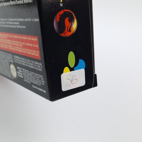 Juego de Super Nintendo: Mortal Kombat - módulo instrucciones embalaje original caja | SNES PAL EUR - Imagen 9 de 19