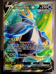 Empoleon V Rapid Strike 145/163 Full Art Pokemon Card | eBay