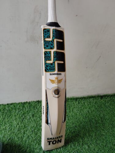 SS Smacker English Willow Cricket Bat Ready to Play (1180gm-1220gm With Grip ) - Picture 9 of 11