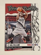 CJ McCollum 2021-22 nba hoops prime twine insert