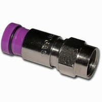 (bag Of 25) Rg6 Quad Shield Coax Compression F Connectors Belden T&b Sns1p6qs (bag Of 25) Rg6 Quad Shield Coax Compression F Connectors Belden T&b Sns1p6qs