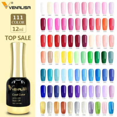 12 ml UVGelnagellack UV-LED Gelpolitur Nagellack Soak off Shellac ShellackFarben