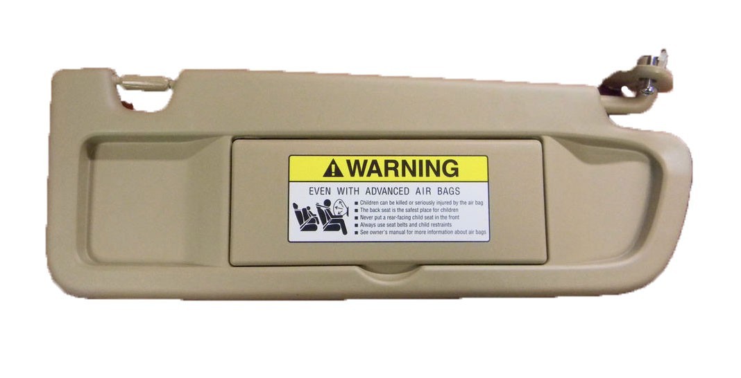 Genuine Honda Sunvisor Sienna Beige YR400L Passenger Side Civic