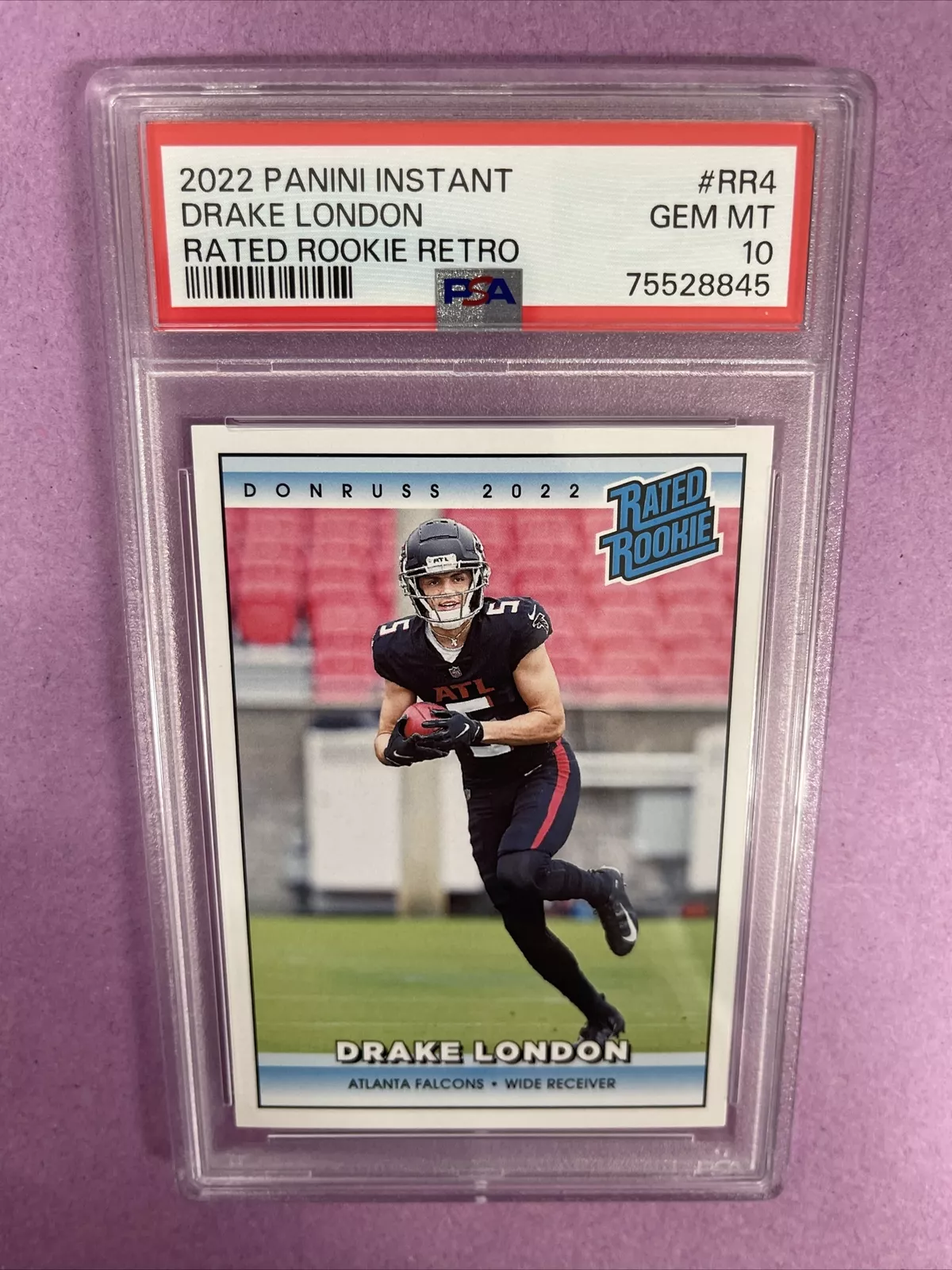 Drake London trading card