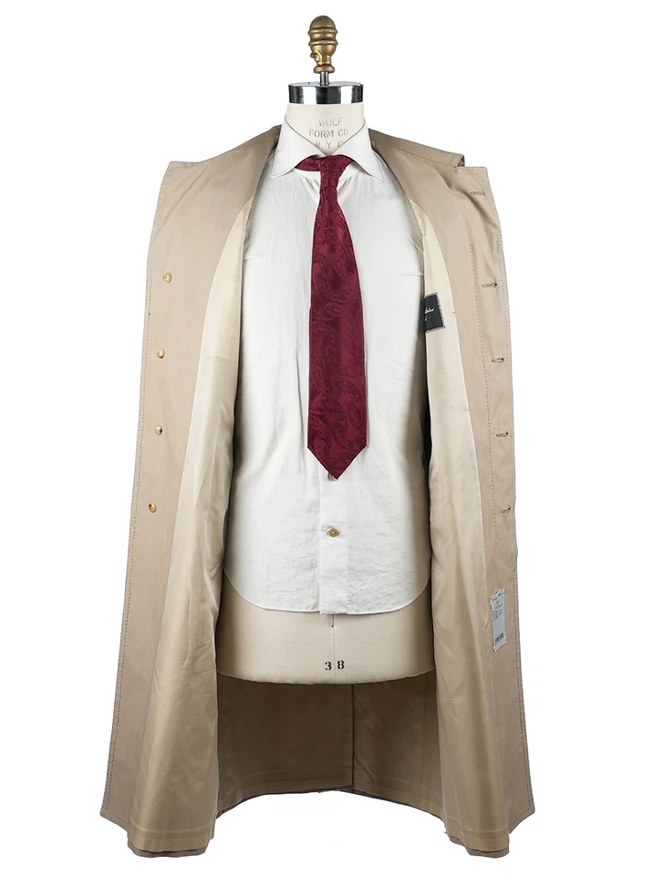 NUEVO ABRIGO CESARE ATTOLINI 100% ALGODÓN TALLA 40 US 50 EU DROP R7 CGW56 Foto 4 de 4