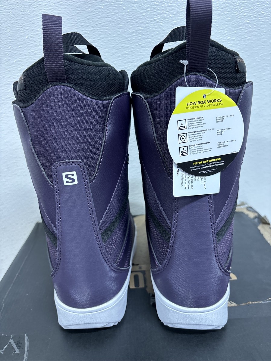 Salomon Scarlet BOA Woman's Size 5 Snowboard Boots #2R1 | eBay