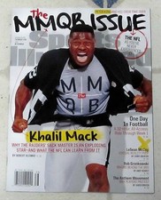 September 19, 2016 Khalil Mack Oakland Raiders MMQB Sports Illustrated NO LABEL