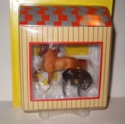 Breyer Stablemates #59972 Morgan Cross Stallion and Foal Set