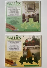 WALLIES Wallpaper Cutouts 25 Green Leaf #12022 & 25 Ivy Leaf #12017 Pre-pasted