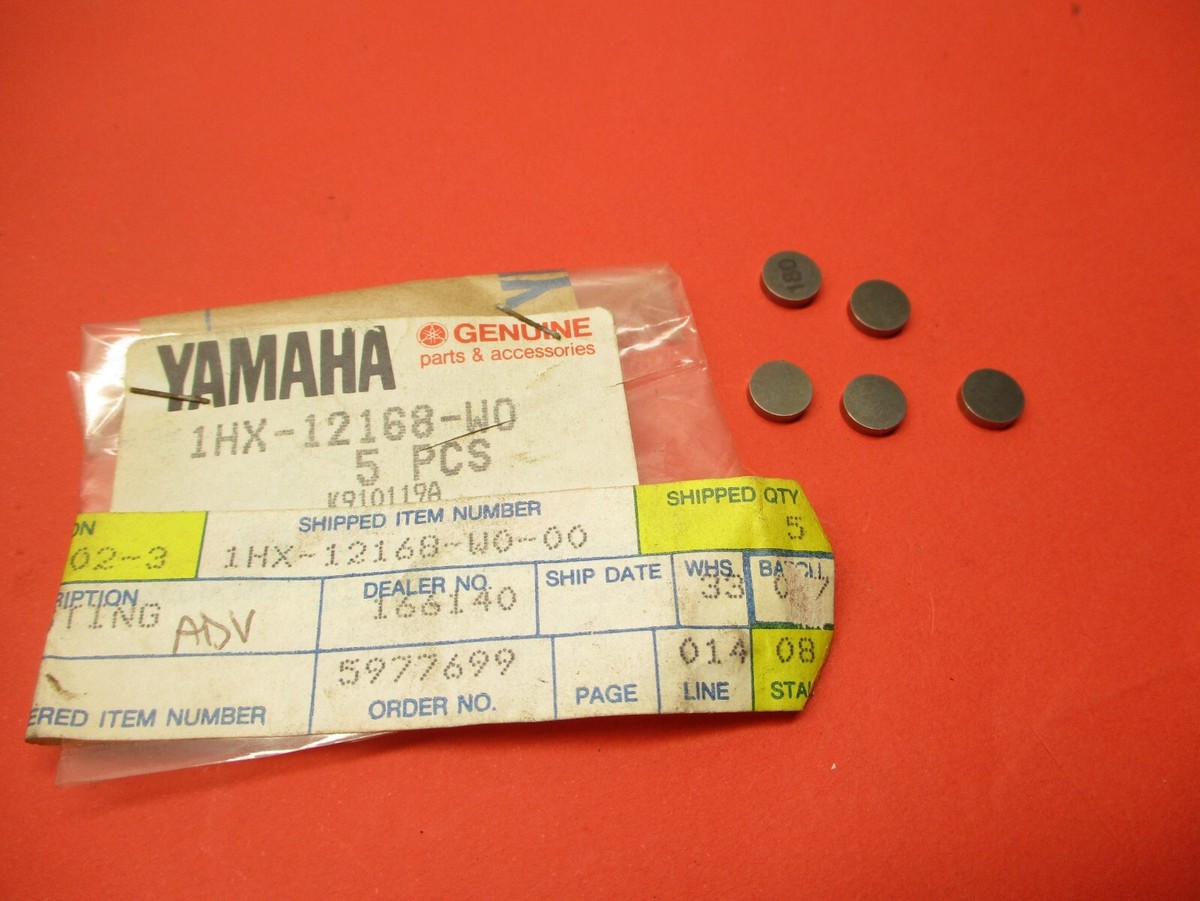 【　F 　】 NOS OEM NEW ORIGINAL YAMAHA FZR1000 YZF-R6 ADJUSTING PAD