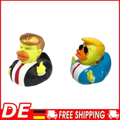 Novelty Trump Rubber Duck Baby Bath  Rubber Duckies for Kids (Slicked Back)