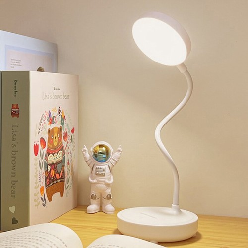 LED Portable Dimmable Table Lamp USB Plug Battery Powered Desk Night LED Lamp - Bild 8 von 8