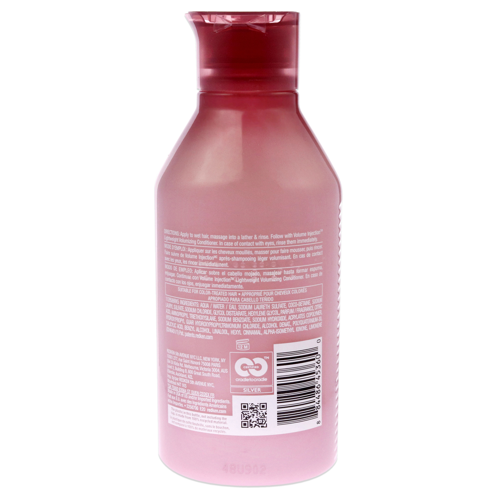 Volume Injection Shampoo by Redken for Unisex - 10.1 oz Shampoo