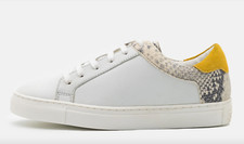 Scarpe da ginnastica Les Tropeziennes Louane Serpent Snake da donna UK 3,5 EU 37 in pelle bianca