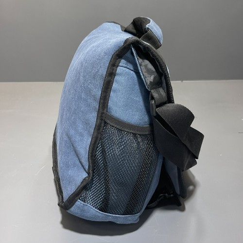SwissGear Blue Laptop Messenger Bag Padded Strap Swiss Cross Logo Shoulder Carry - 第 4/11 張圖片