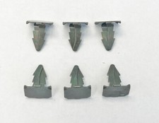 64-67 Gto Metal Ac Seal Radiator Support Clipd Ac Seals Green Clip Set 6pcs