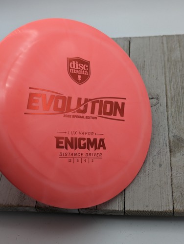 New Discmania Evolution Lux Vapor Enigma Driver Disc Golf Disc 175 Grams - Picture 3 of 6