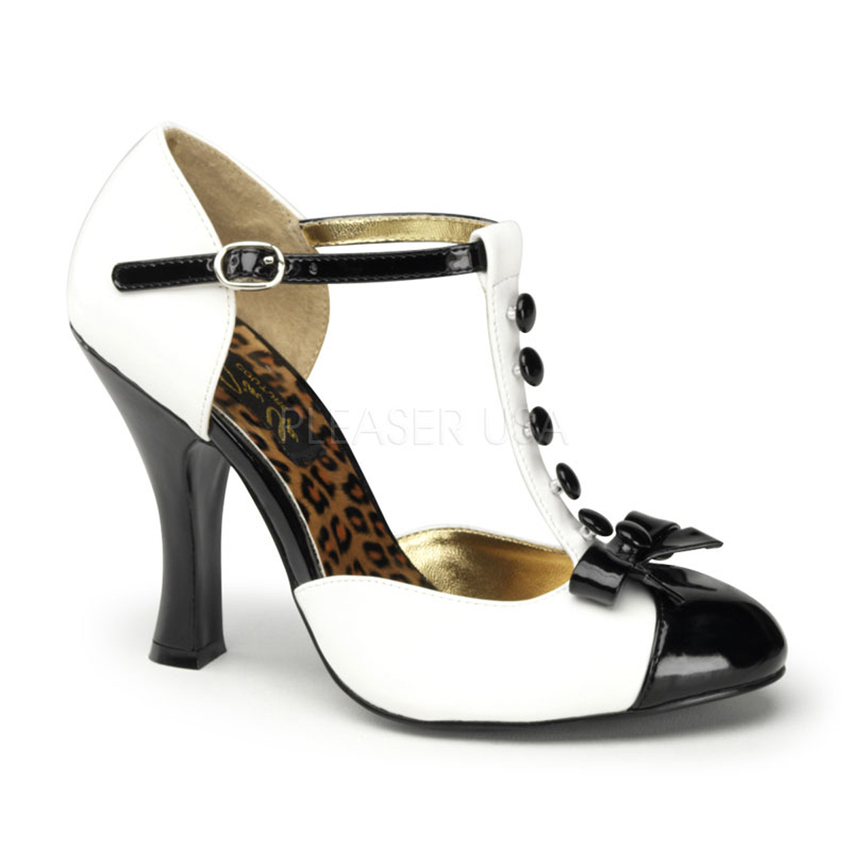 Sexy Pleaser Shoes Vintage Style White 