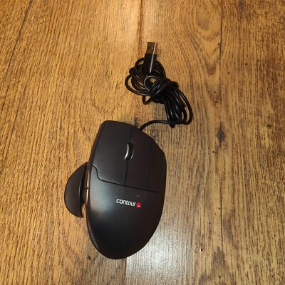 Wired Right Contour Unimouse wired (right) Fully Working adjustable mouse RSI USB ...