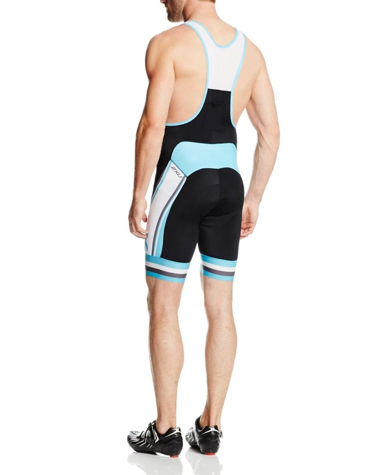 2XU Men's Sublimated Cycle Bib Shorts 3 Colors - Image 2 of 4
