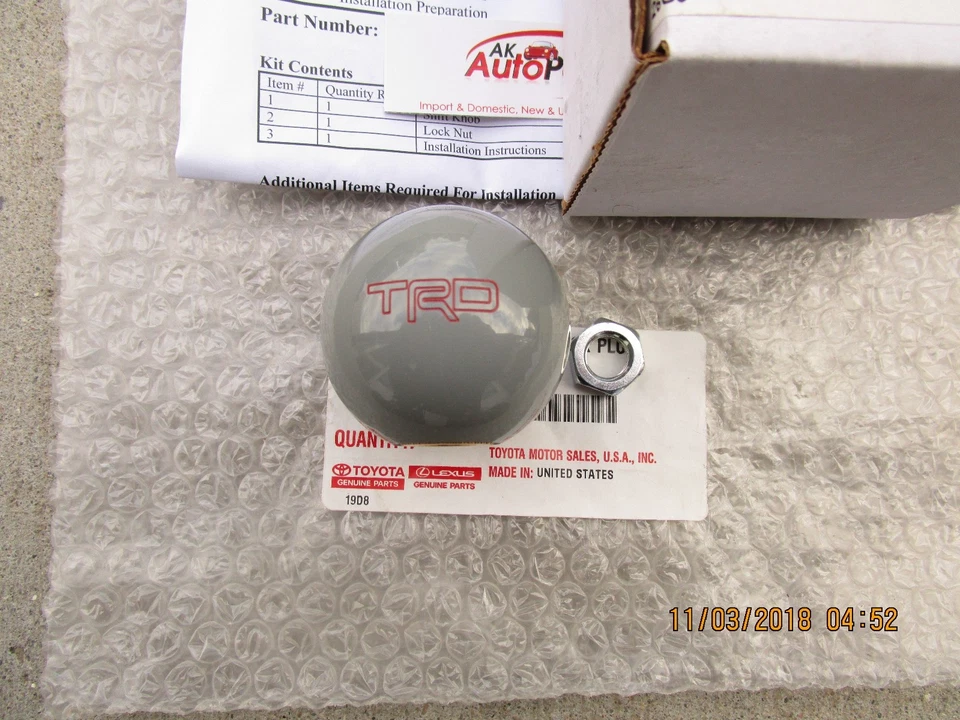 07-14 TOYOTA FJ CRUISER TRD EDICIÓN ESPECIAL 6 VELOCIDADES MANUAL M/T PERILLA DE CAMBIO NUEVO Foto 4 de 4